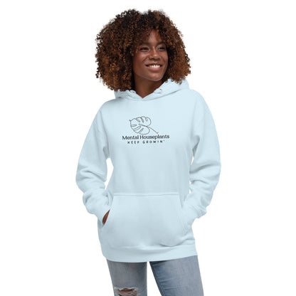 Embroided Signature Unisex Hoodie Indoor Plant - Mental Houseplants™