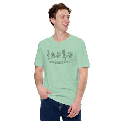 Growth Unisex T-shirt Indoor Plant - Mental Houseplants™