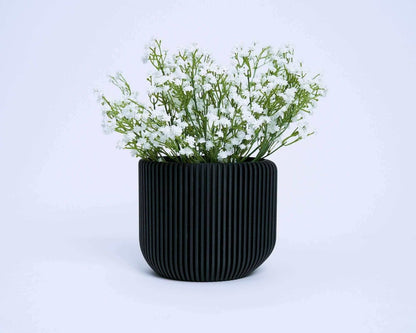 IONIC™ Black Modern Planter Indoor Plant - Mental Houseplants™