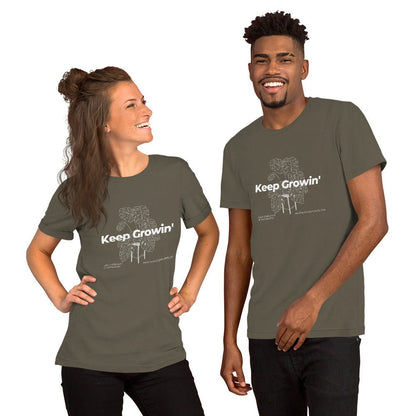 Keep Growin' Unisex T-Shirt Indoor Plant - Mental Houseplants™