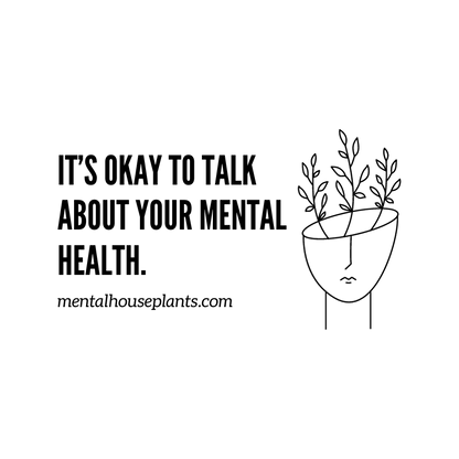 Mental Health Unisex T-shirt Indoor Plant - Mental Houseplants™