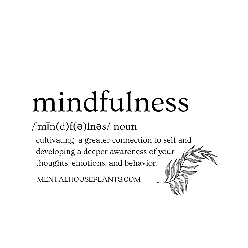 Mindfulness Unisex T-shirt Indoor Plant - Mental Houseplants™