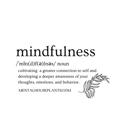 Mindfulness Unisex T-shirt Indoor Plant - Mental Houseplants™