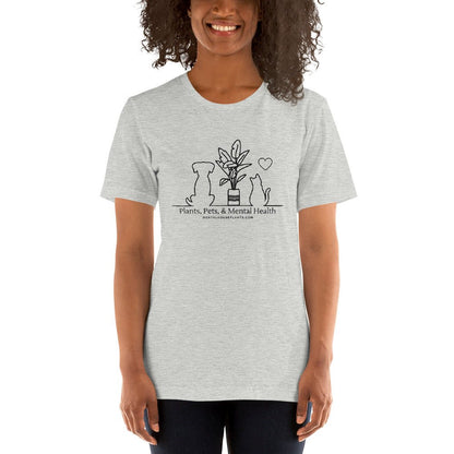 Plants, Pets, & Mental Health Unisex T-shirt Indoor Plant - Mental Houseplants™