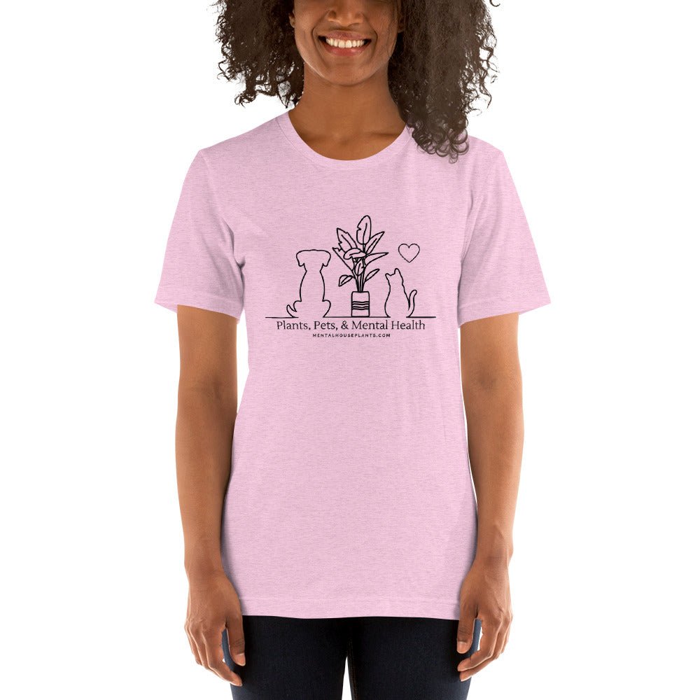 Plants, Pets, & Mental Health Unisex T-shirt Indoor Plant - Mental Houseplants™