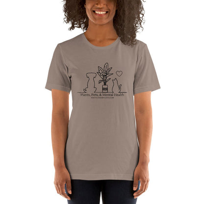 Plants, Pets, & Mental Health Unisex T-shirt Indoor Plant - Mental Houseplants™